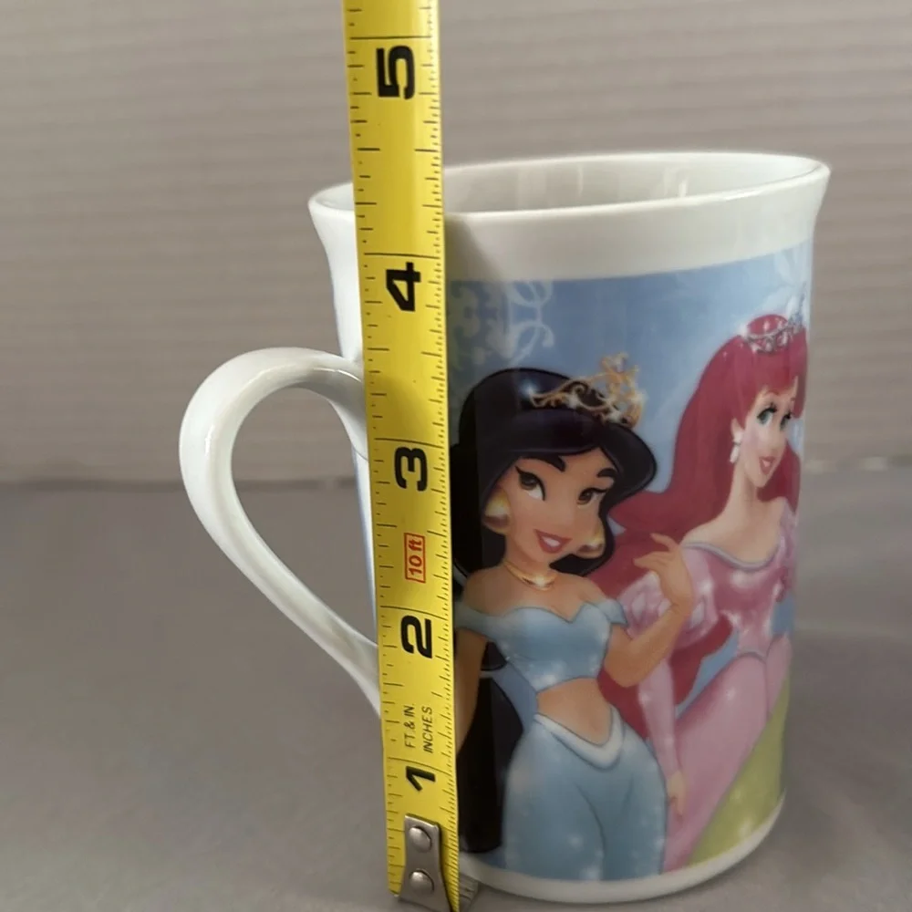 Disney Princess Character Mugs Cups Multicolor Ceramic Fun Collectible  Lot of 3